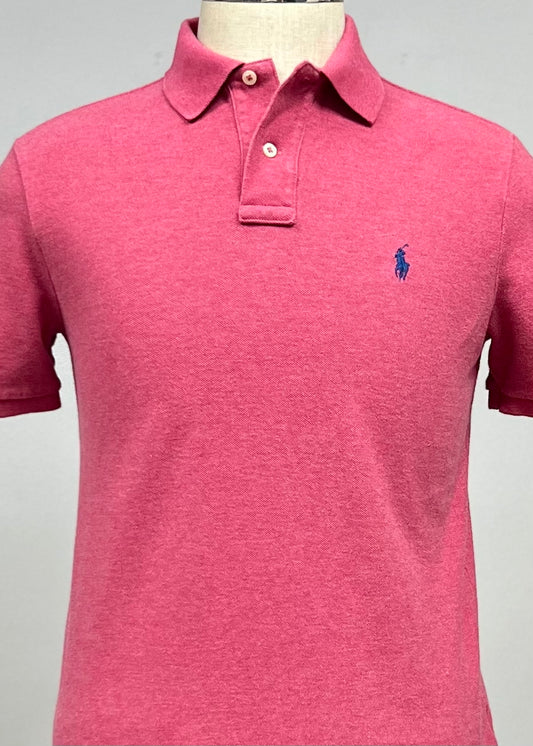 Camiseta Polo Ralph Lauren 🏇🏼color rosado magenta Talla S Entalle Clásico