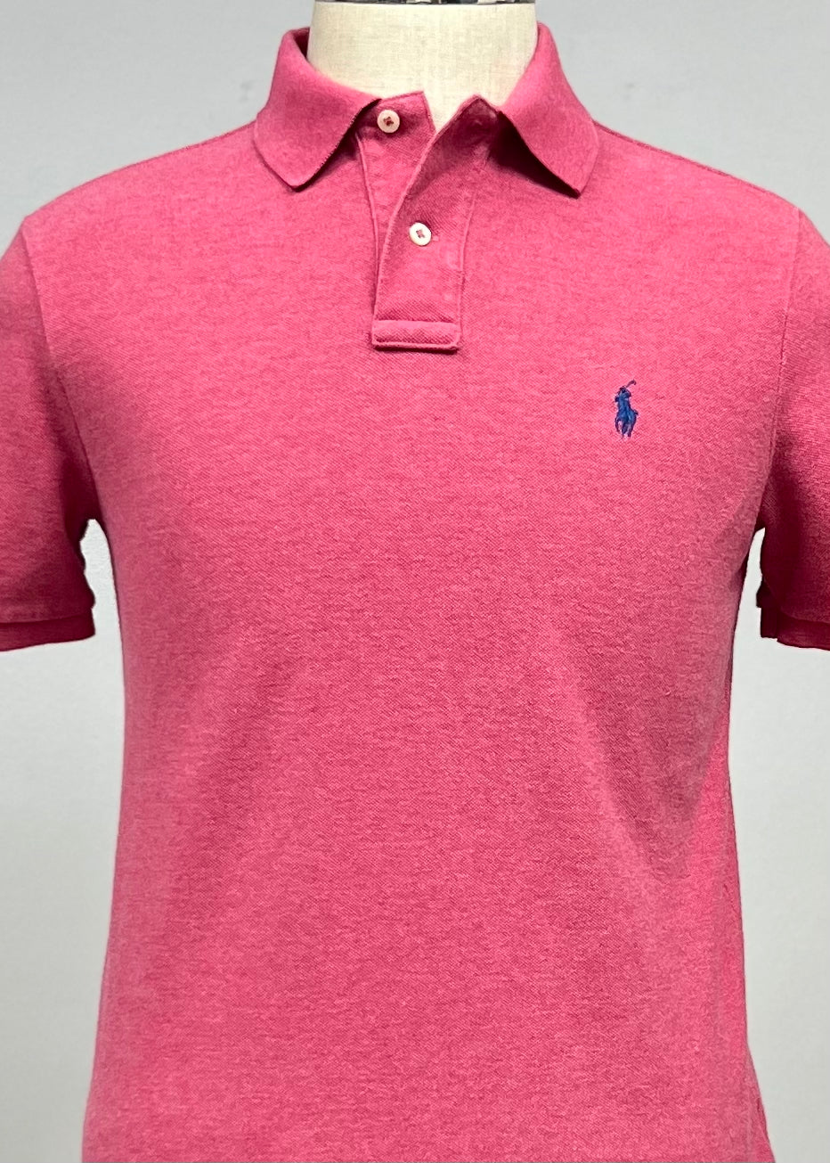 Camiseta Polo Ralph Lauren 🏇🏼color rosado magenta Talla L Entalle Clásico