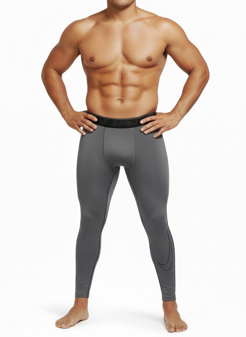 Mallas de entrenamiento Nike ✔️ Pro Dri-FIT para hombre Color Gris oscuro Talla S, M y L