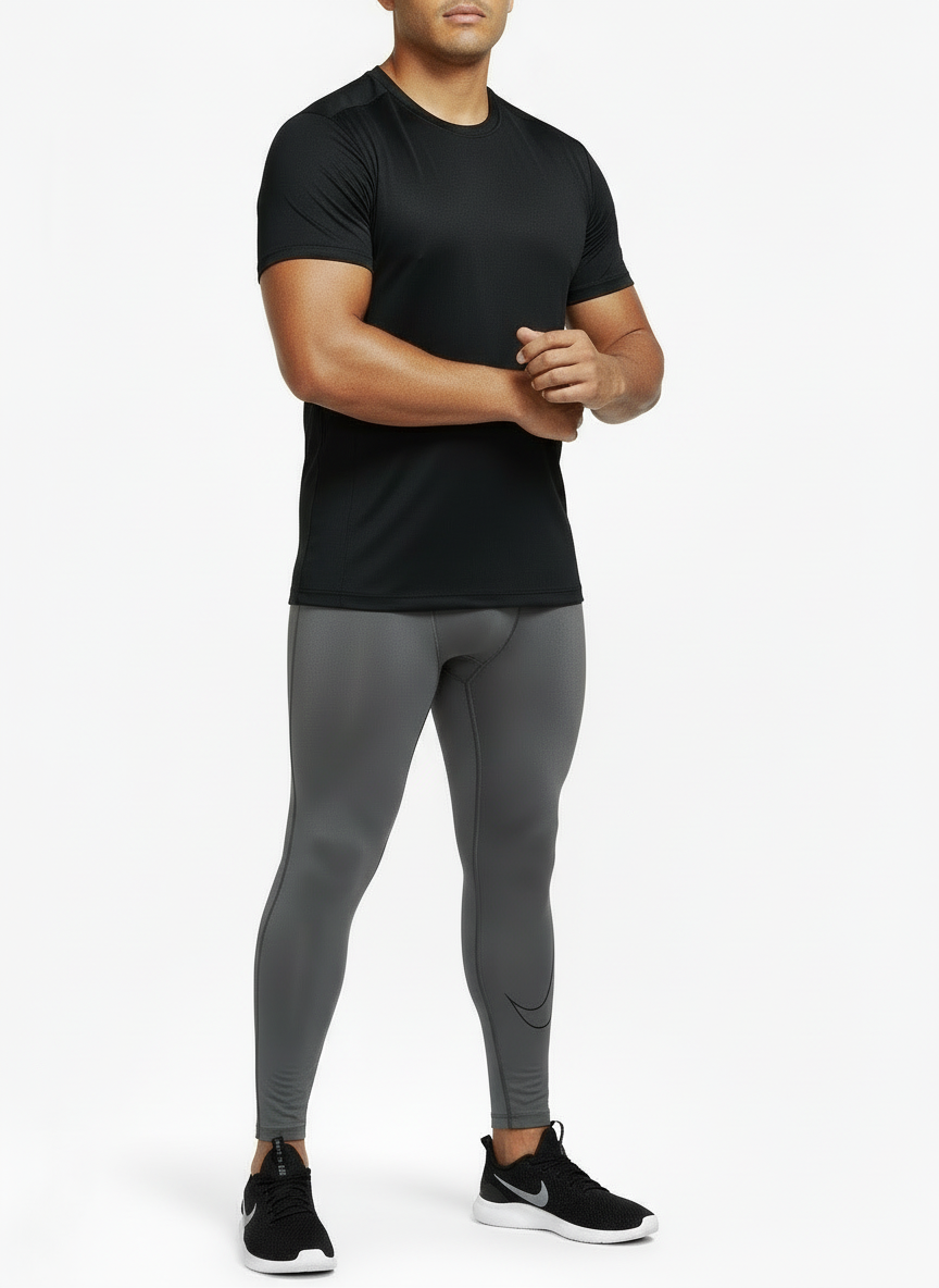 Mallas de entrenamiento Nike ✔️ Pro Dri-FIT para hombre Color Gris oscuro Talla S, M y L