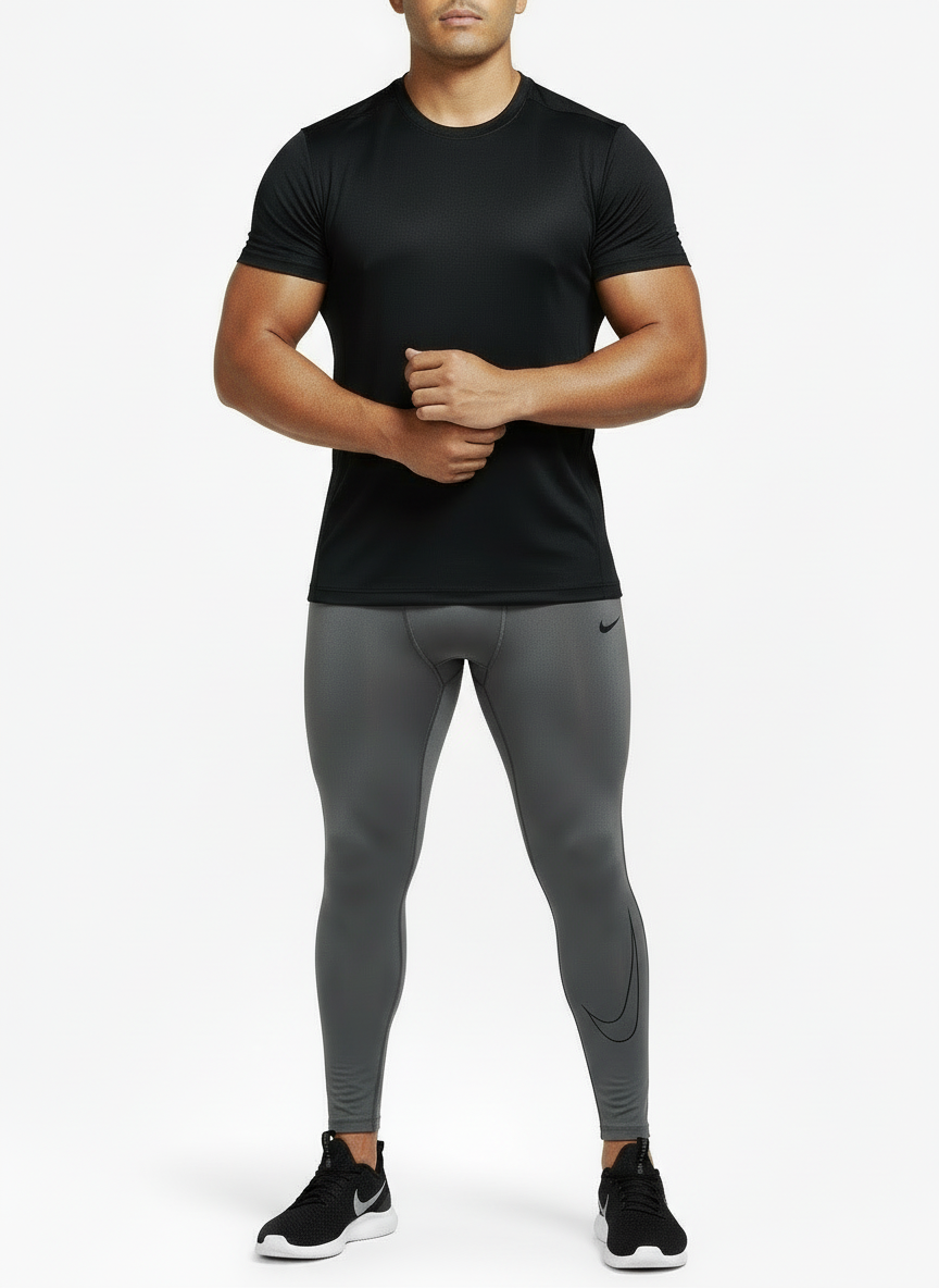 Mallas de entrenamiento Nike ✔️ Pro Dri-FIT para hombre Color Gris oscuro Talla S, M y L
