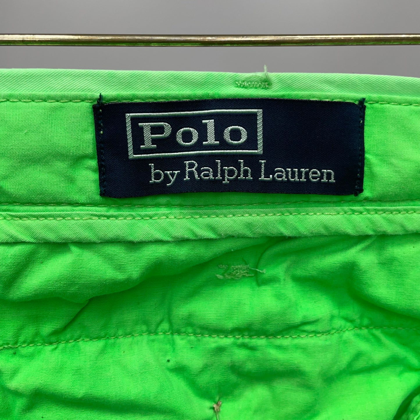 Short Casual Polo Ralph Lauren 🏇 color verde neón talla 34