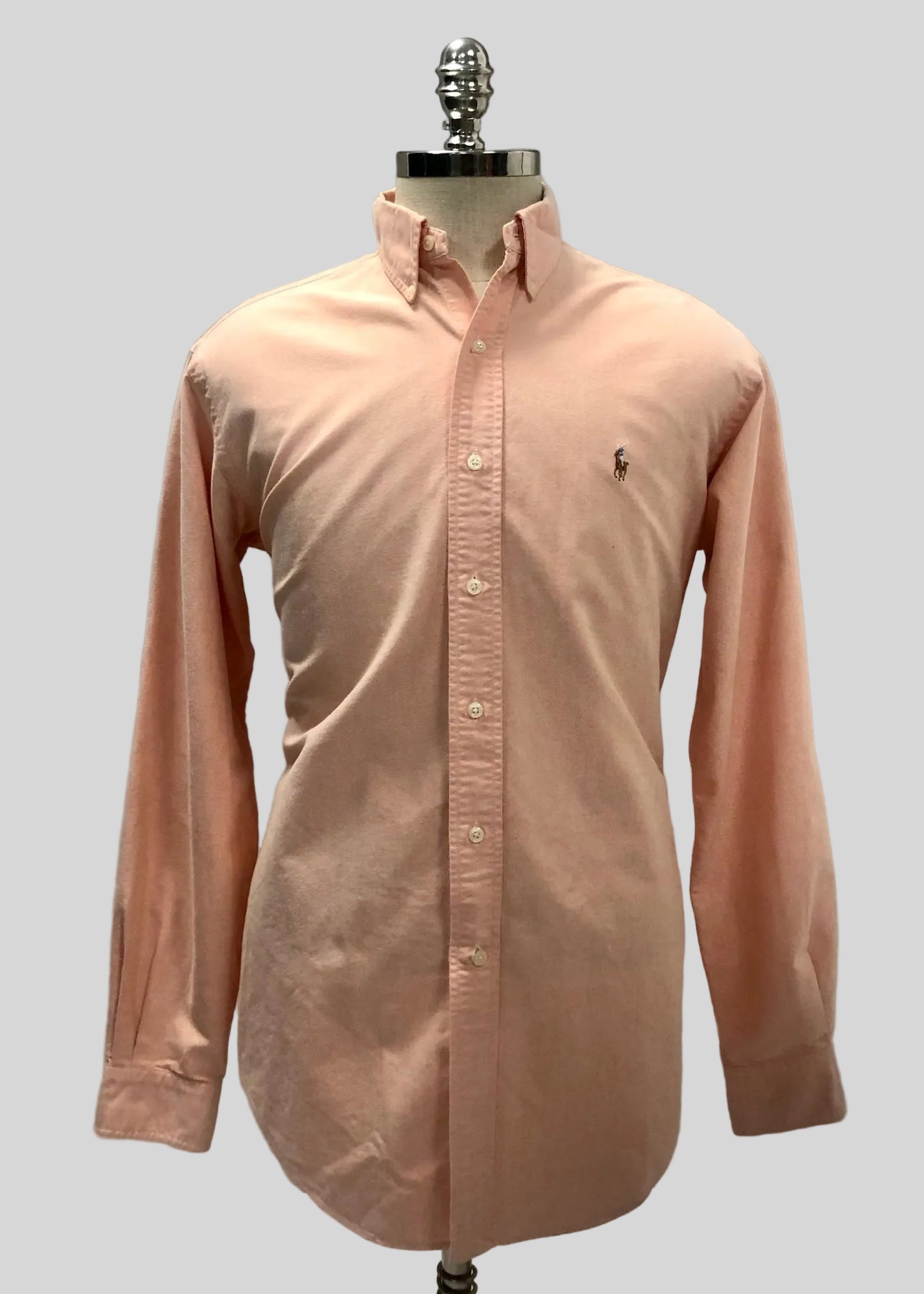 Camisa de botones Polo Ralph Lauren 🏇🏼 Oxford en color naranja claro Talla L Entalle Regular