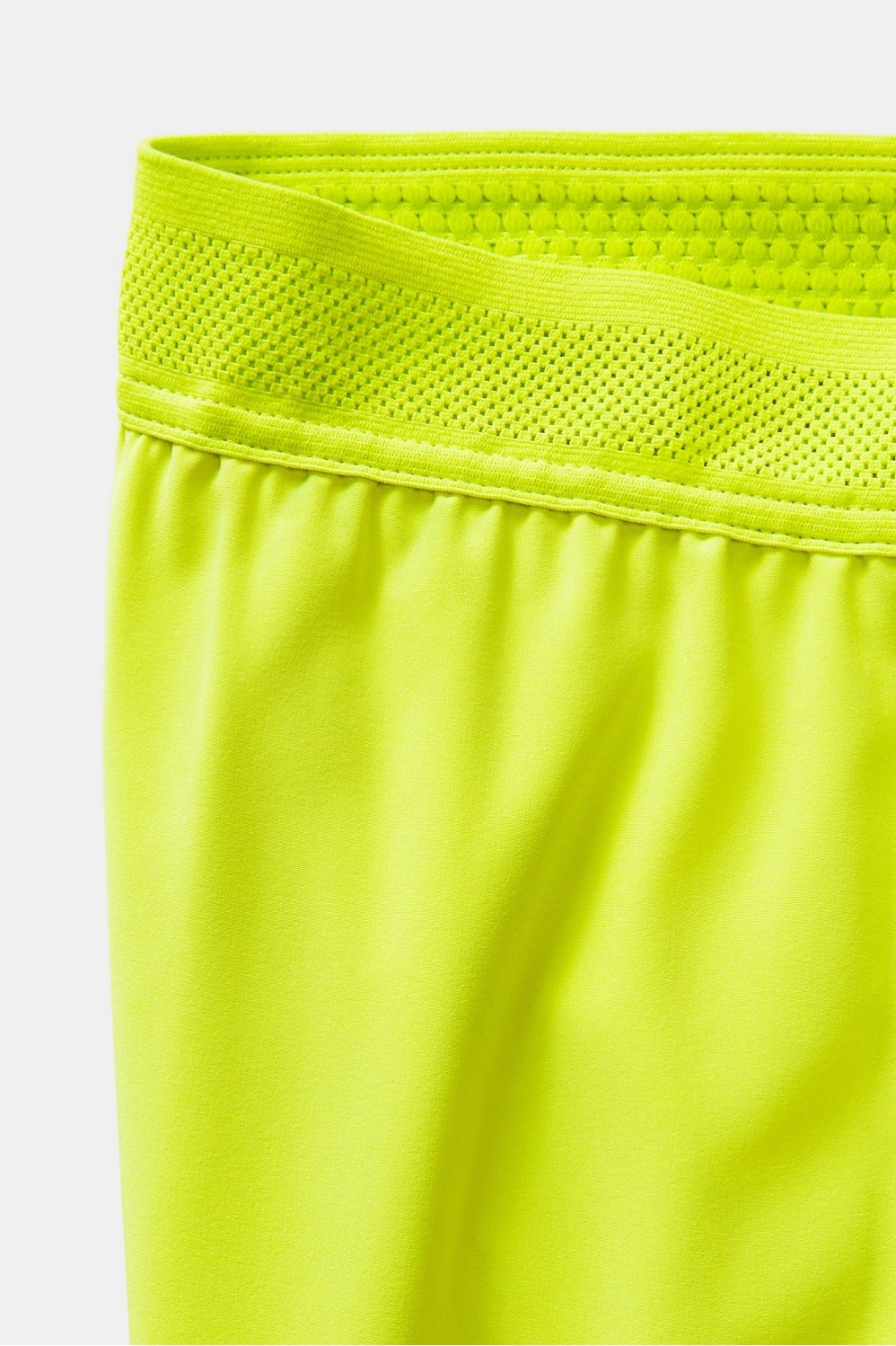 Short Deportivo Fabletics Tela performance color verde neón talla S