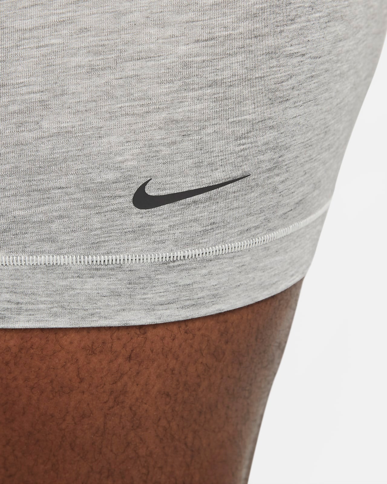 Paquete de 2 Calzoncillos tipo Boxer Nike Dri-Fit Ultra Stretch Micro - Tela dry-fit en color gris Talla M