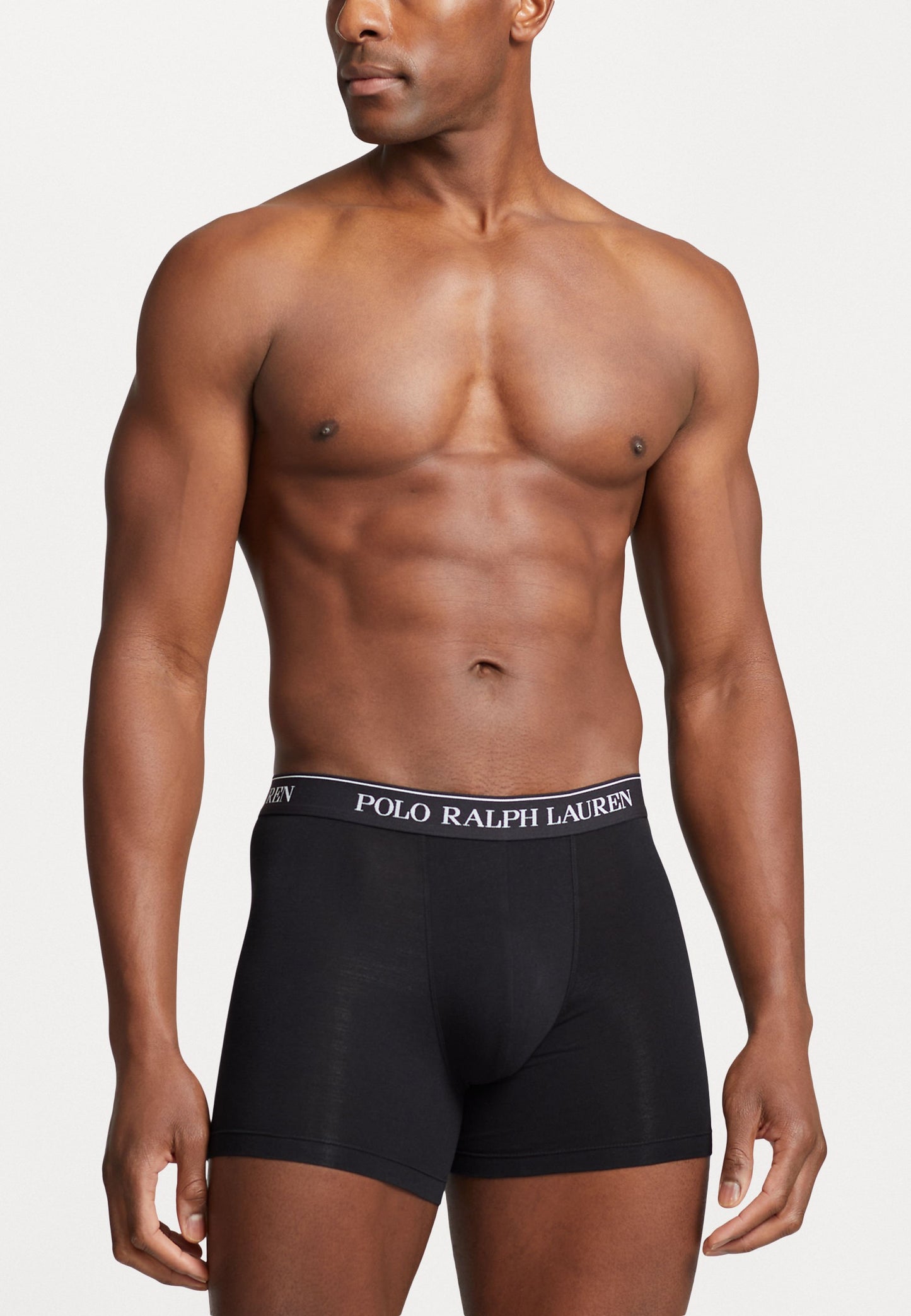 Paquete de 3 Boxer Briefs Polo Ralph Lauren 🏇🏼 Classic Fit Tela algodón stretch color negro Talla XL