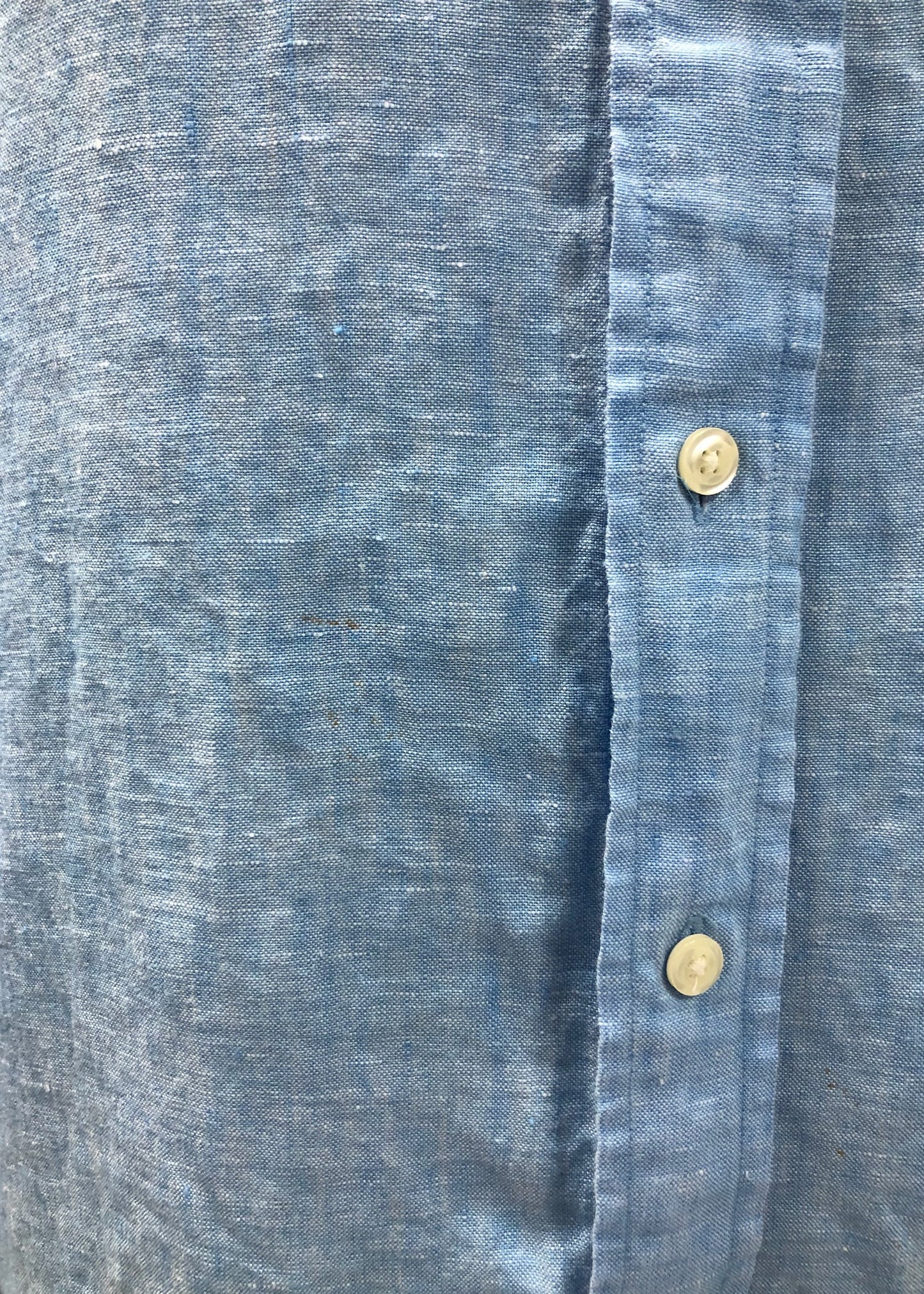 Camisa Brooks Brothers 🐑 De lino color celeste Talla XL Entalle Regular (ver descripción)