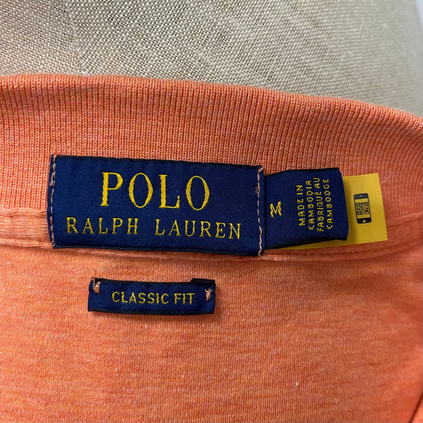 Camiseta Polo Ralph Lauren 🏇🏼 color naranja Talla M Entalle Clásico