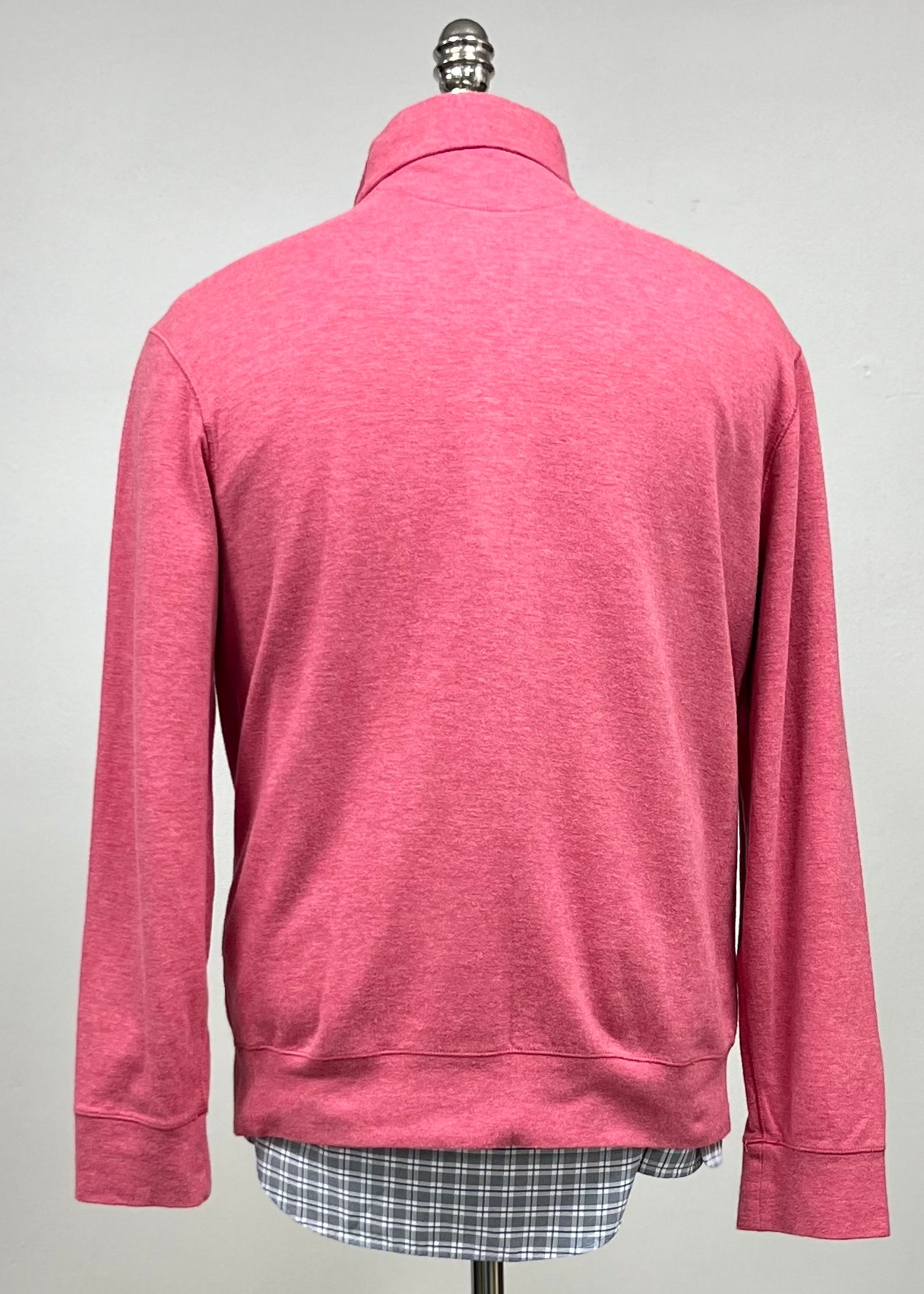 Sueter Jersey Polo Ralph Lauren 🏇🏼 color rosado magenta con logo azul navy Talla M
