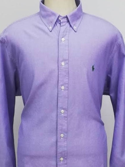 Camisa de botones Polo Ralph Lauren 🏇🏼 en color Lila Talla XXL Entalle Clásico