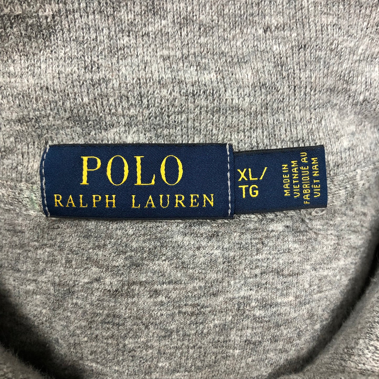 Sueter Jersey Polo Ralph Lauren 🏇🏼 color gris claro con logo rojo Talla XL