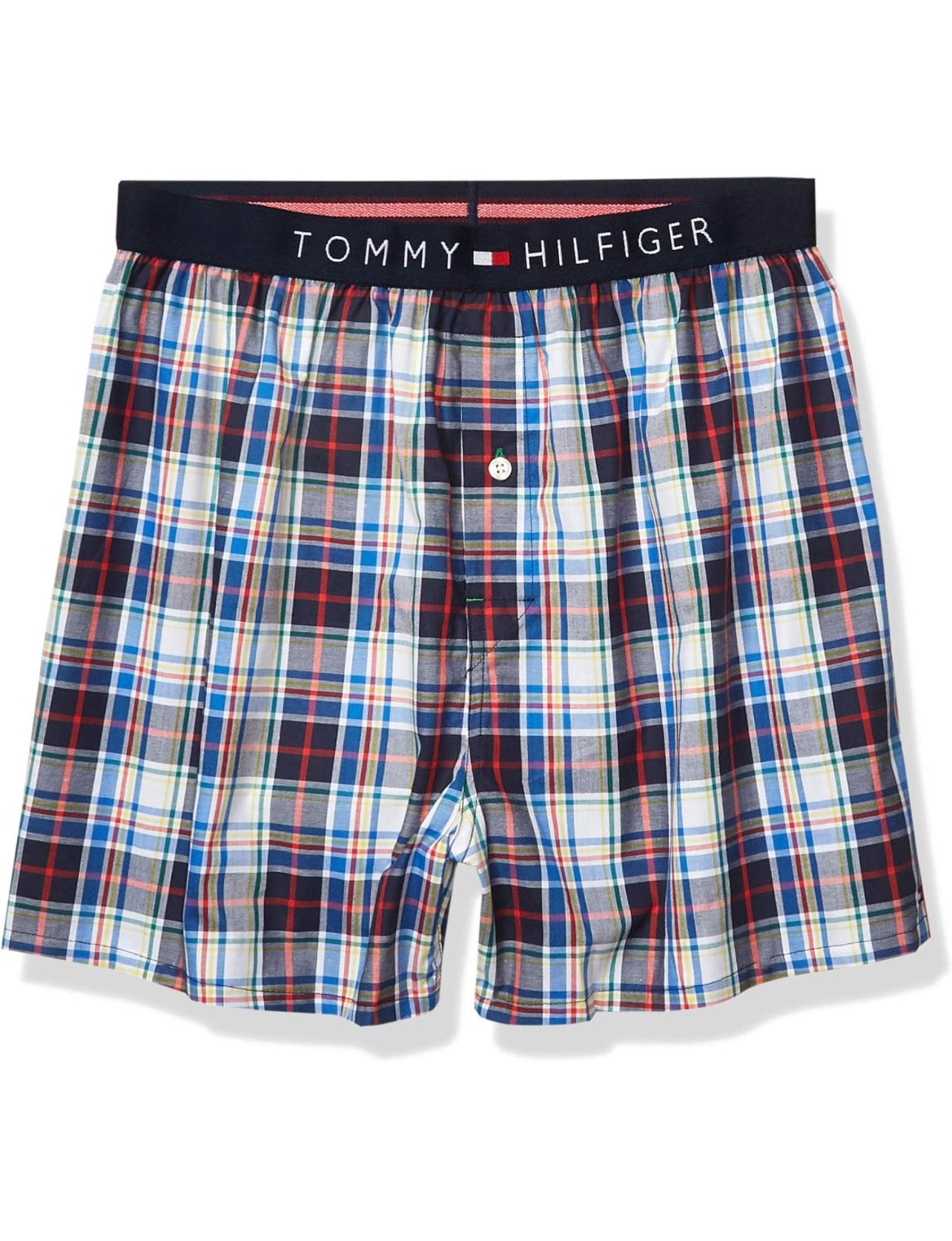 Paquete de 3 Boxer Briefs Tommy Hilfiger 🇺🇸 Clásicos de Tela algodón con patrón de cuadros Talla S