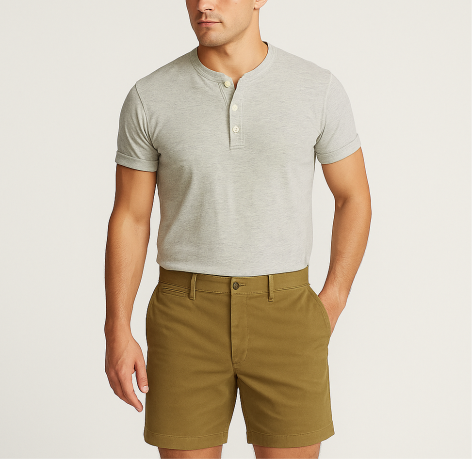 Short Casual American Eagle 🦅  color Kaki talla 32