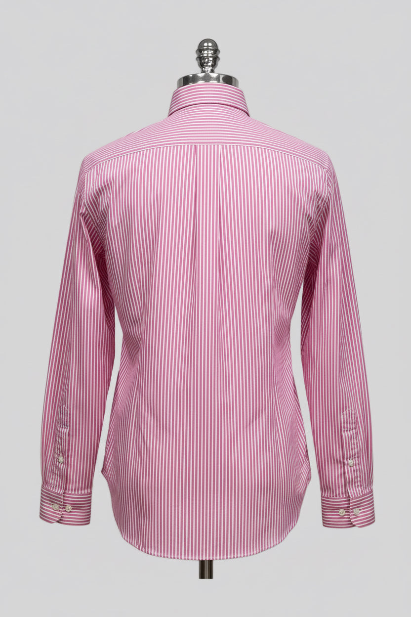 Camisa de botones Polo Ralph Lauren 🏇🏼 de rayas en rosado y blanco Talla M Entalle Clásico