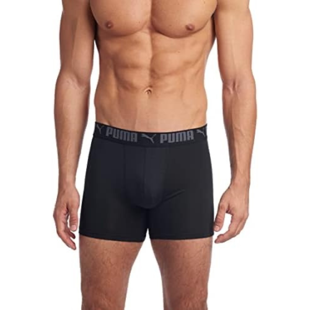 Boxers Briefs Puma 🐆 Tela Performance color Negro Talla L