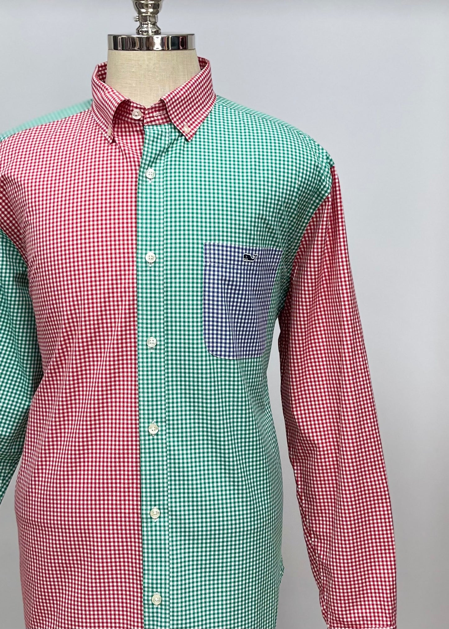 Camisa Vineyard Vines 🐳 de cuadros gingham multicolor Talla XL Entalle Clásico