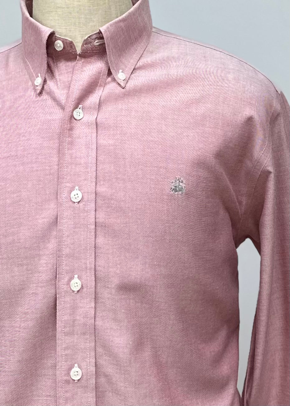 Camisa Brooks Brothers 🐑 color rosado oscuro Talla Large Entalle Regular