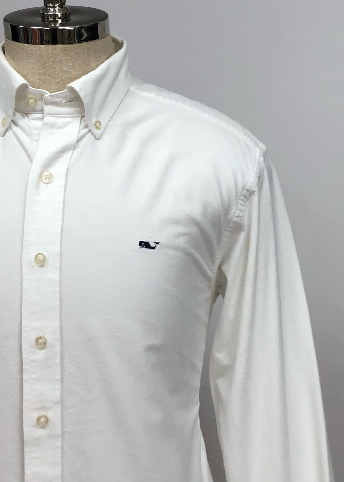 Camisa de botones Vineyard Vines 🐳  Color blanco Talla M Entalle Regular