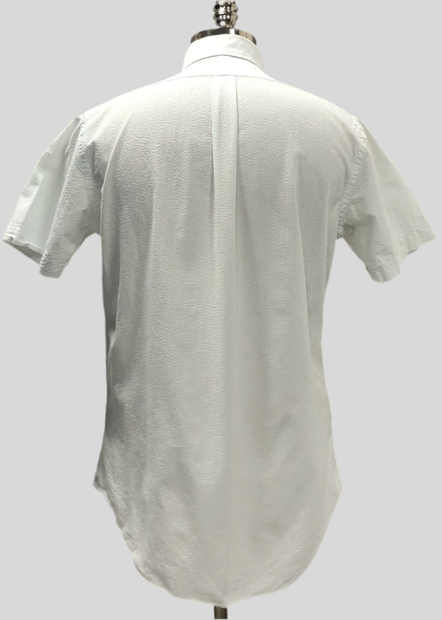 Camisa Polo Ralph Lauren 🏇🏼 Color blanco Seersucker Talla M Entalle Regular