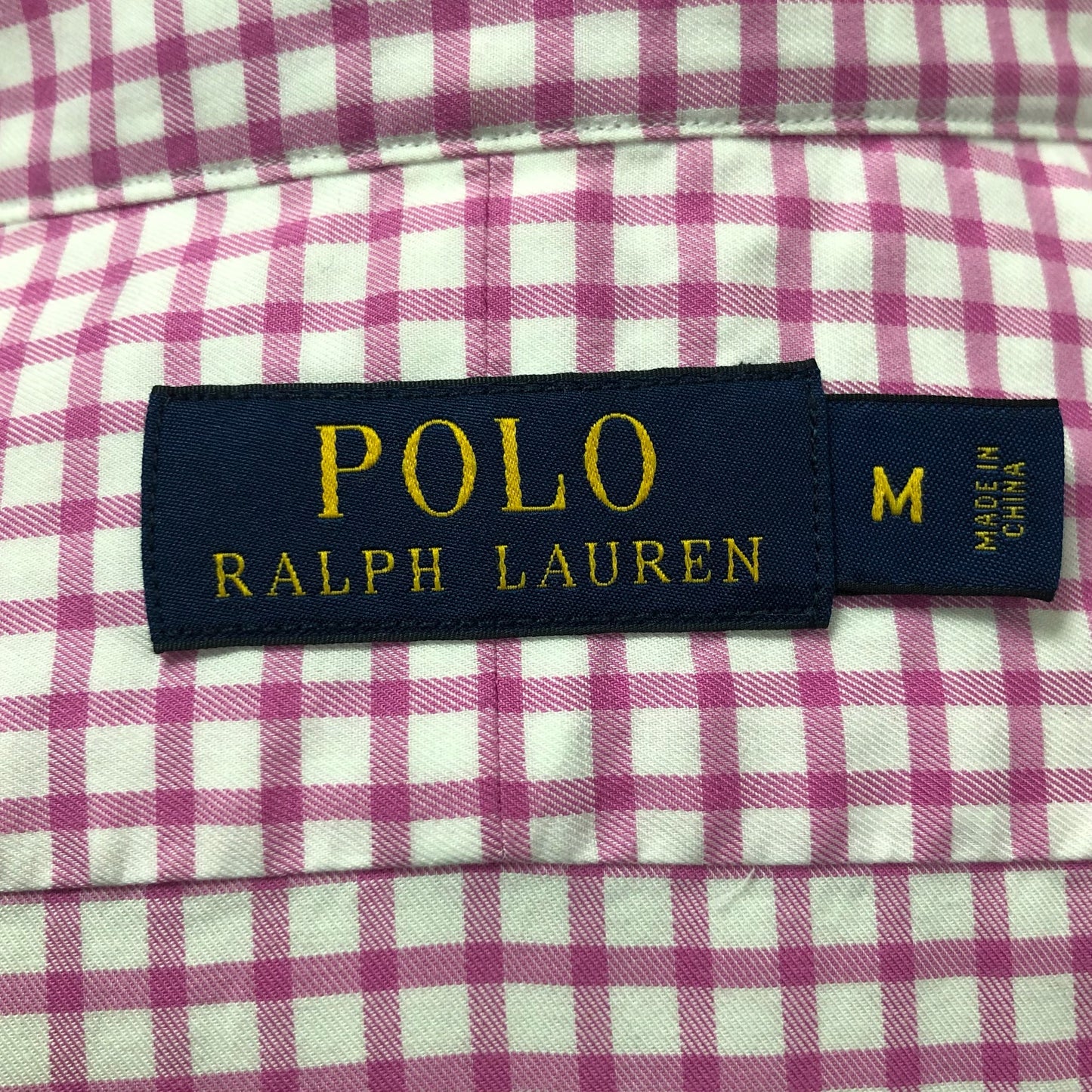 Camisa de botones Polo Ralph Lauren 🏇🏼 de cuadros en violeta y blanco Talla M Entalle Regular