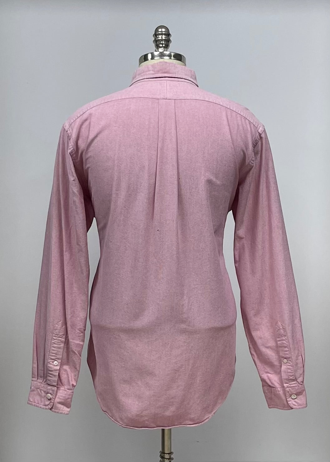 Camisa de botones Polo Ralph Lauren 🏇🏼 Oxford en color rosado oscuro Talla XL Entalle Clásico