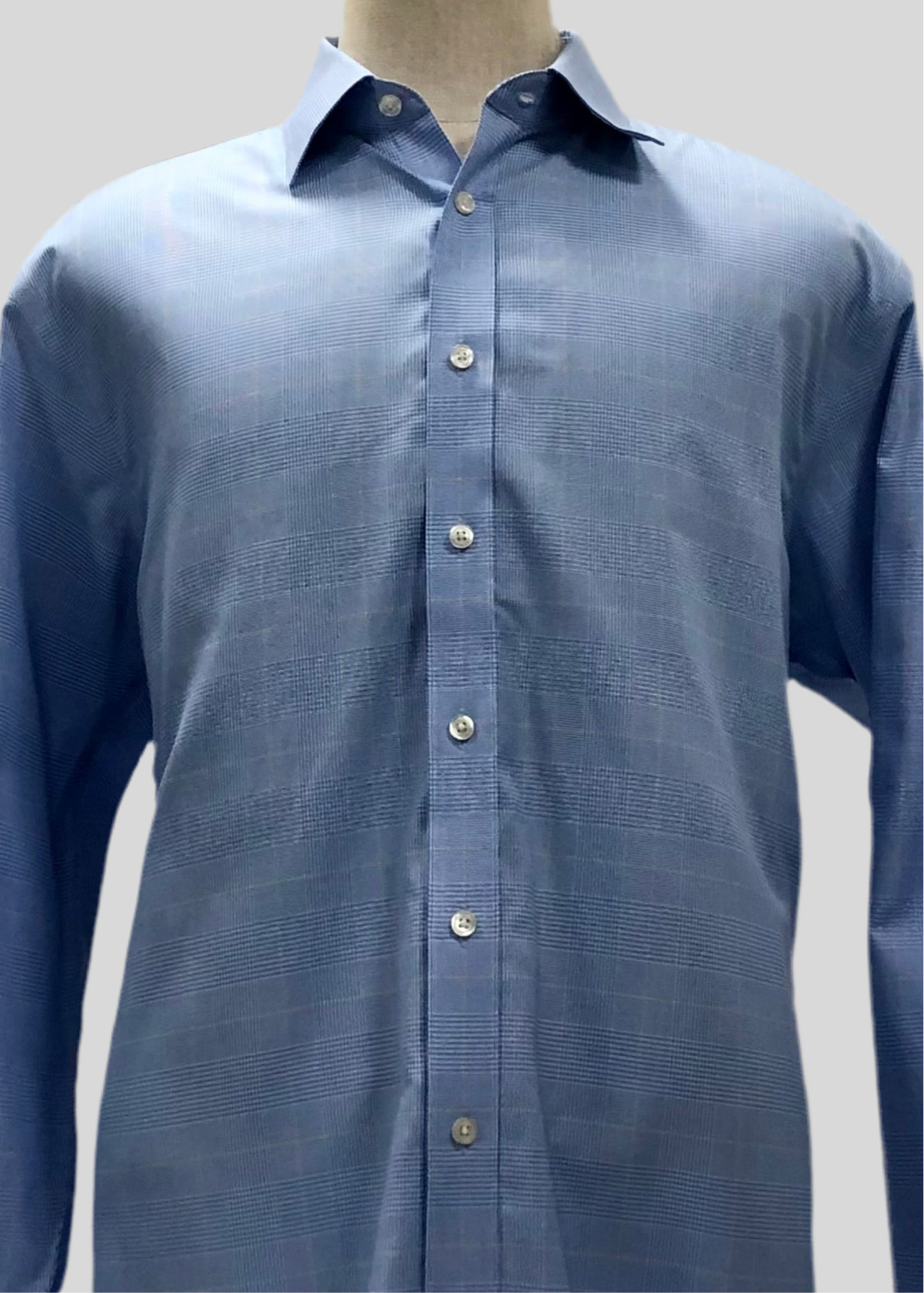 Camisa de botones Charles Tyrwhitt 🇬🇧 de cuadros azul, blanco y amarillo Talla XL Entalle Clásico