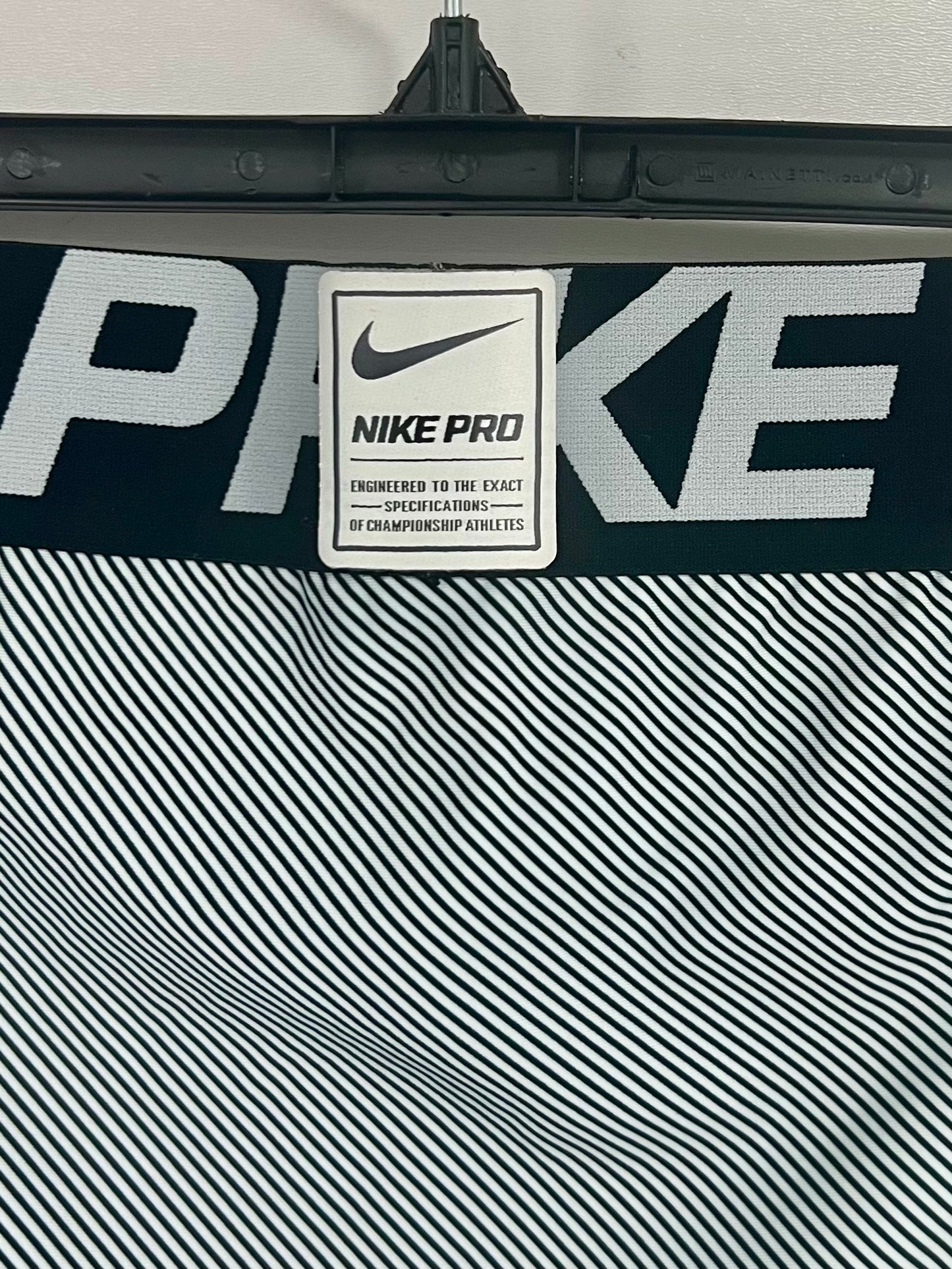 Mallas de entrenamiento licra Nike ✔️ Pro Dri-FIT de hombre con diseño de franjas en gris Talla XL