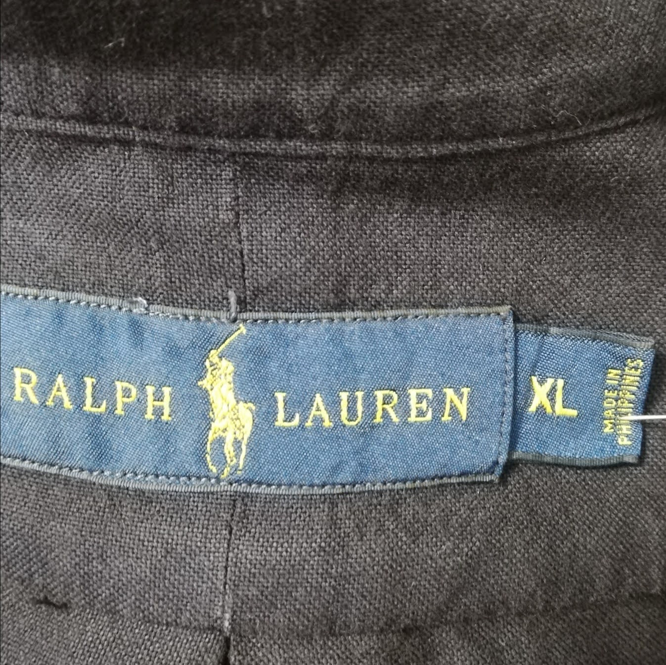 Camisa de botones Polo Ralph Lauren 🏇🏼 en color negro Talla XL Entalle Regular