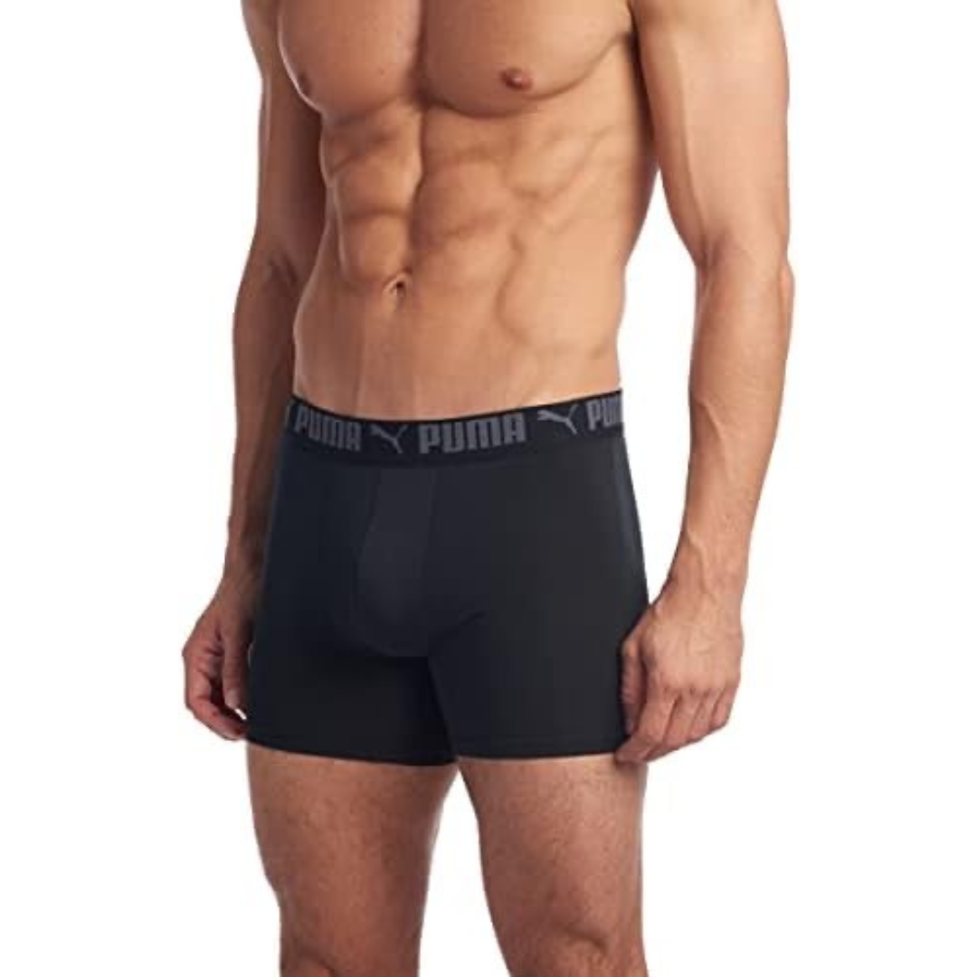 Boxers Briefs Puma 🐆 Tela Performance color Negro Talla L