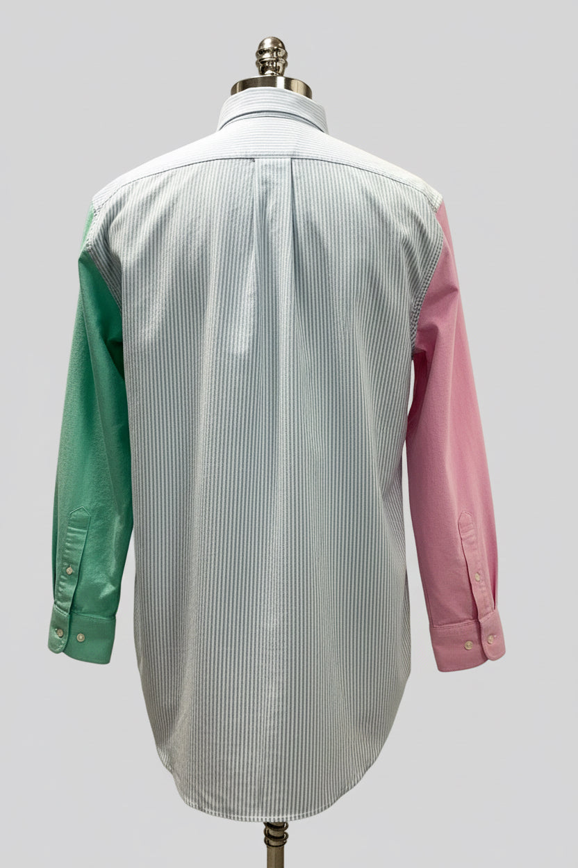 Camisa de botones Vineyard Vines 🐳 Oxford con de rayas multicolor Talla L Entalle Slim Fit