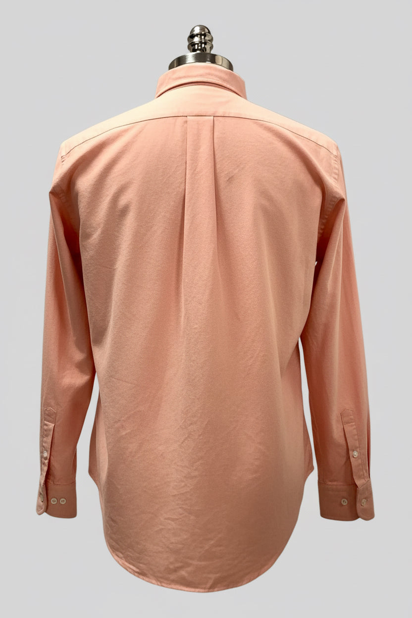 Camisa de mujer Polo Ralph Lauren 🏇🏼 Oxford en color salmón Talla XL Entalle Clásico