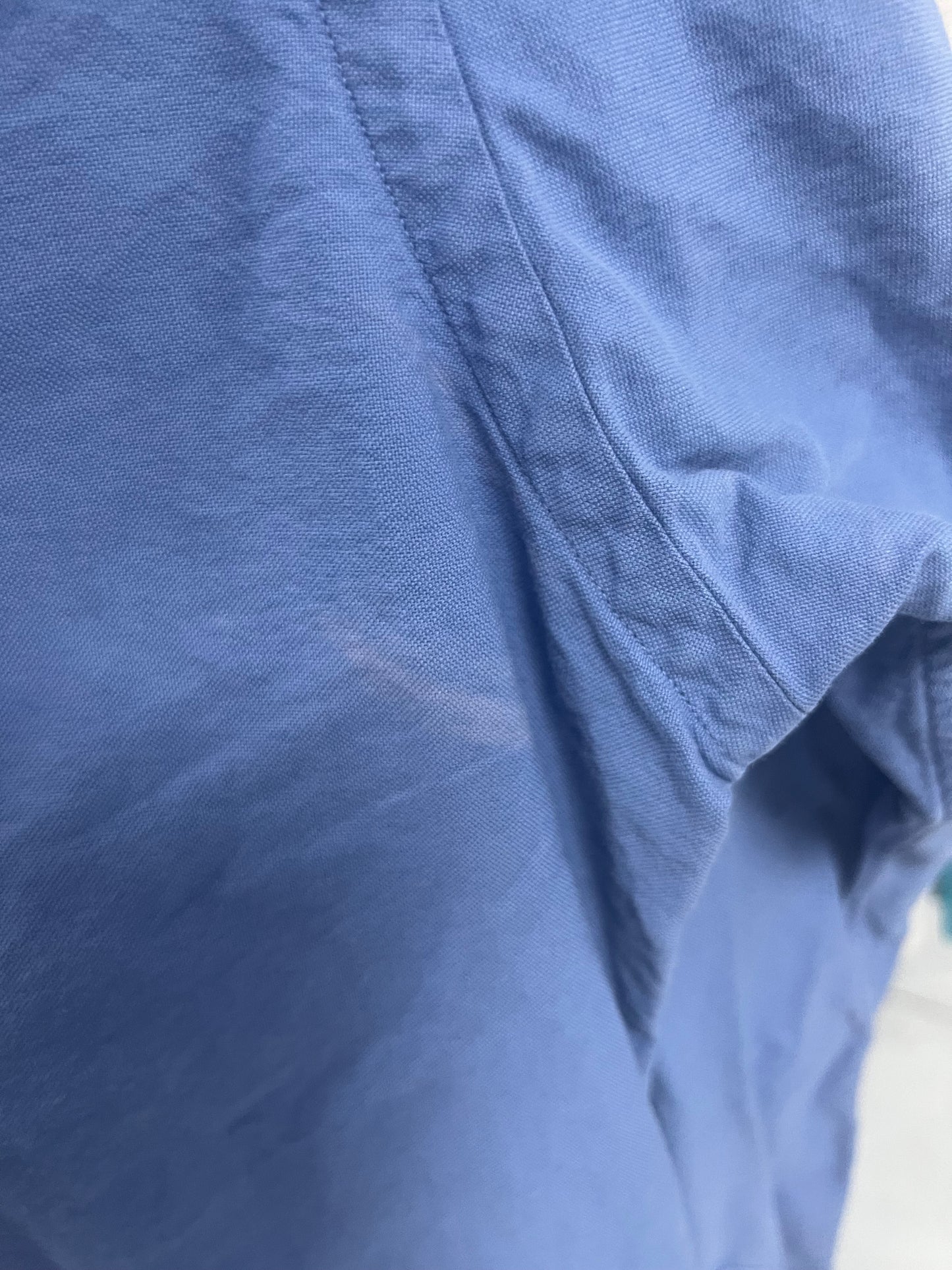 Camisa de botones Polo Ralph Lauren 🏇🏼 Oxford en color azul grisáceo Talla L Entalle Slim Fit (ver descripción)