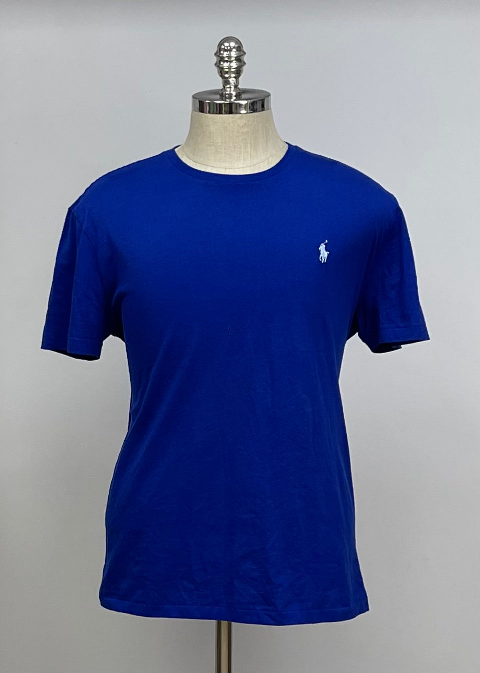 Camiseta cuello Redondo Polo Ralph Lauren 🏇🏼 color azul intenso manga corta Talla Large Entalle Regular