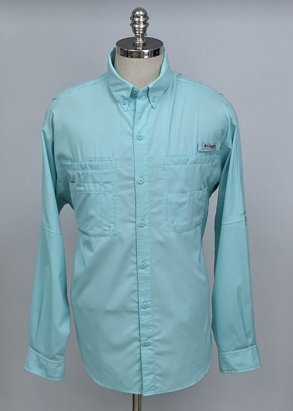 Camisa Columbia 🔹color con Omni Shade Manga larga Talla L (ver descripción)