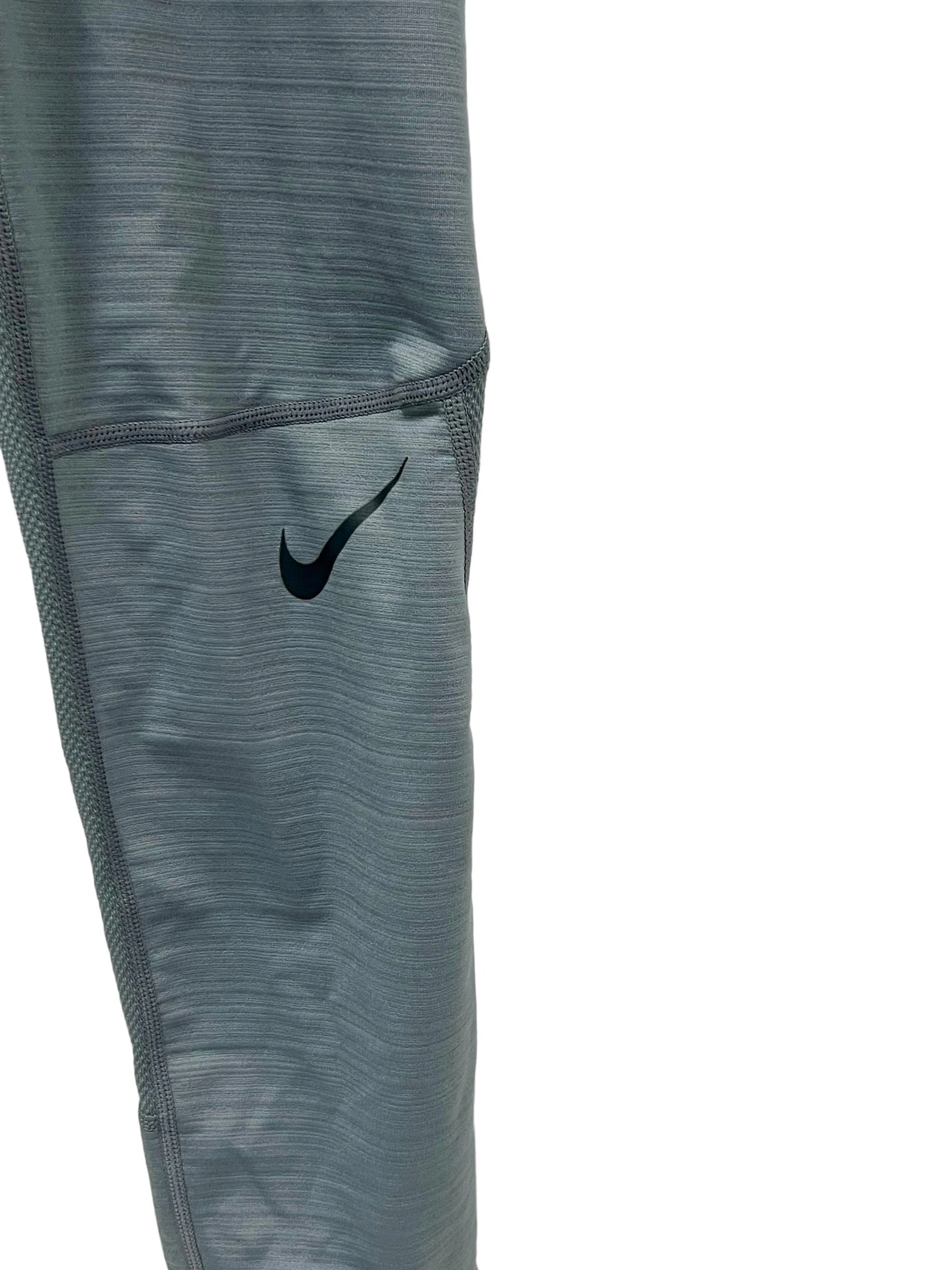Malla de entrenamiento licra Nike ✔️ Pro Dri-FIT para hombre en Color gris cintura negro Talla XL