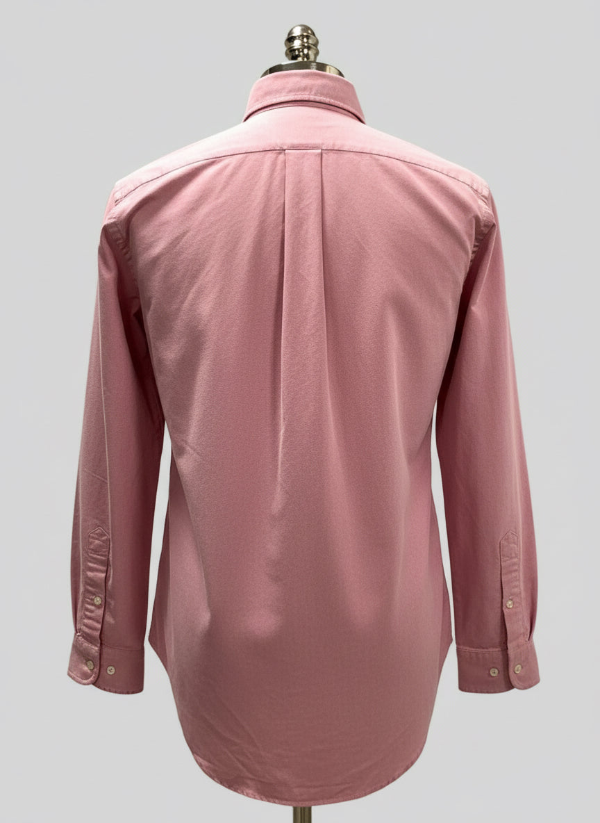 Camisa de botones Polo Ralph Lauren 🏇🏼 Oxford en color Rosado oscuro Talla M Entalle regular (ver descripción)