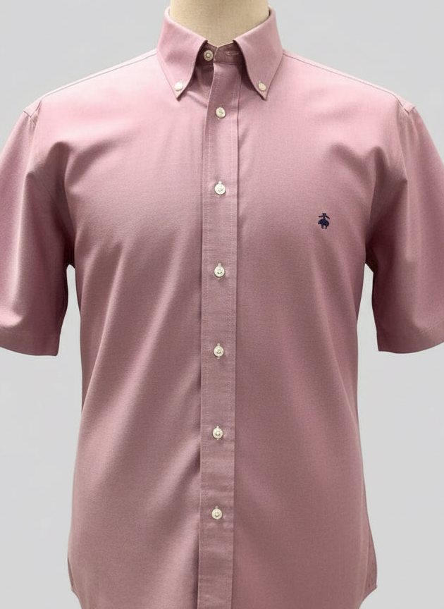 Camisa de botones Brooks Brothers 🐑 color rosado oscuro Talla XL Entalle Regular