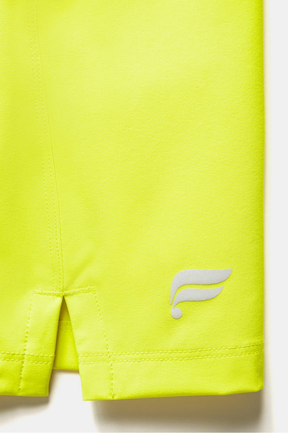 Short Deportivo Fabletics Tela performance color verde neón talla S