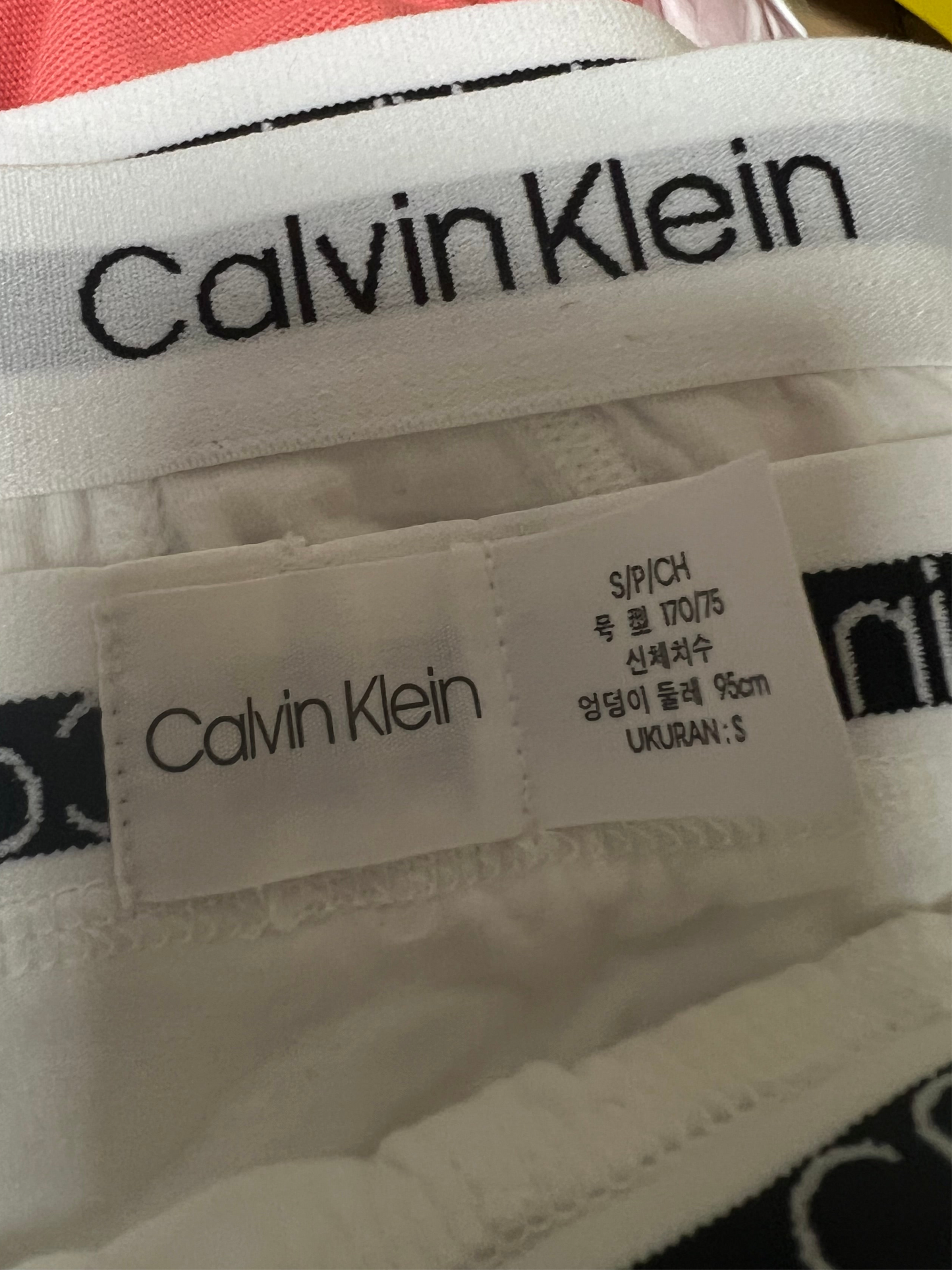 Paquete de 2 Calzoncillos a la cintura Calvin Klein - Tela algodón stretch en color blanco Talla S