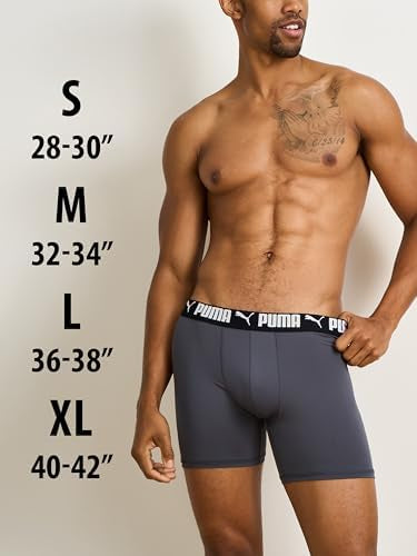Boxers Briefs Puma 🐆 Tela Performance color Negro Talla L
