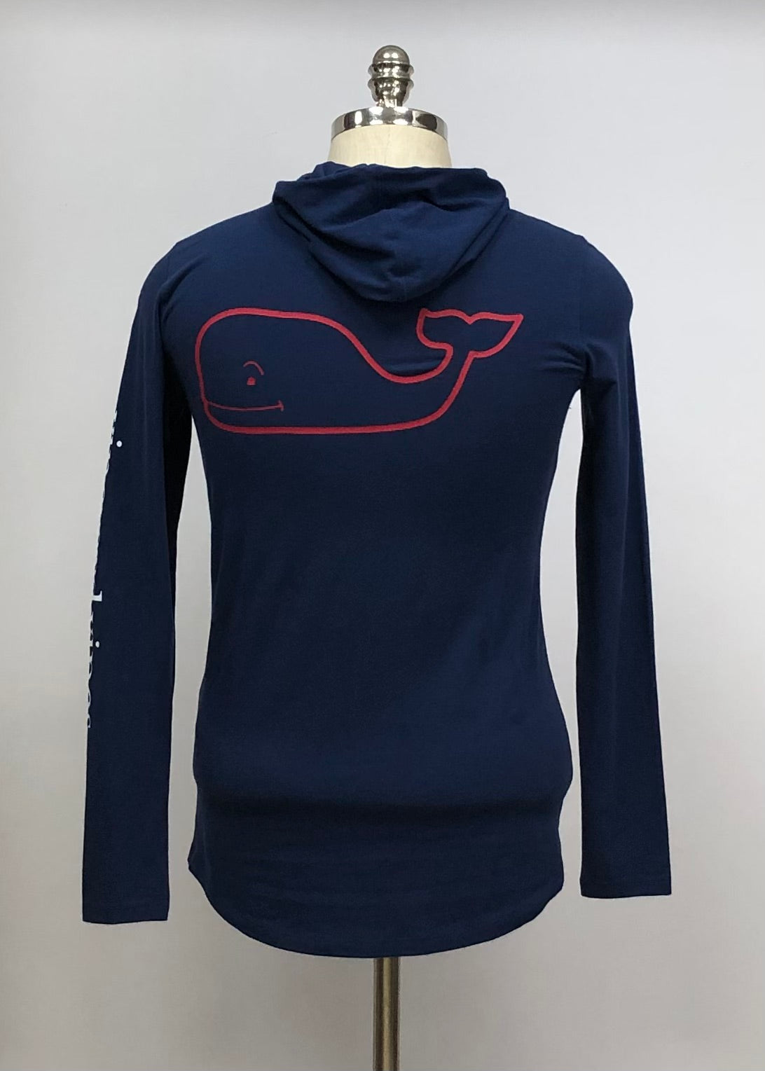 Camiseta con capucha Vineyard Vines 🐳 color azul navy con Diseño de Ballena Talla XS