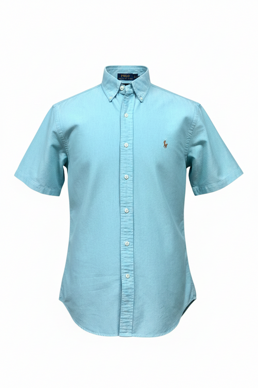 Camisa de botones Polo Ralph Lauren 🏇🏼 Oxford en color turquesa Talla XXL Entalle Regular