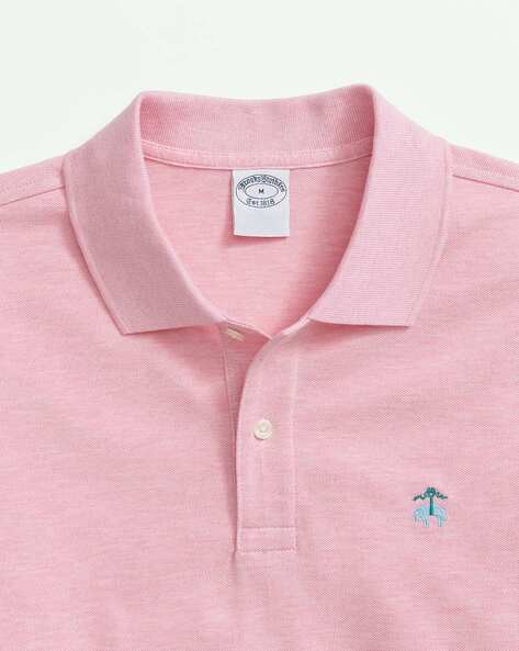 Camiseta Polo Brooks Brothers 🐑 color rosado claro Talla S y L Entalle Slim Fit (ver descripción)