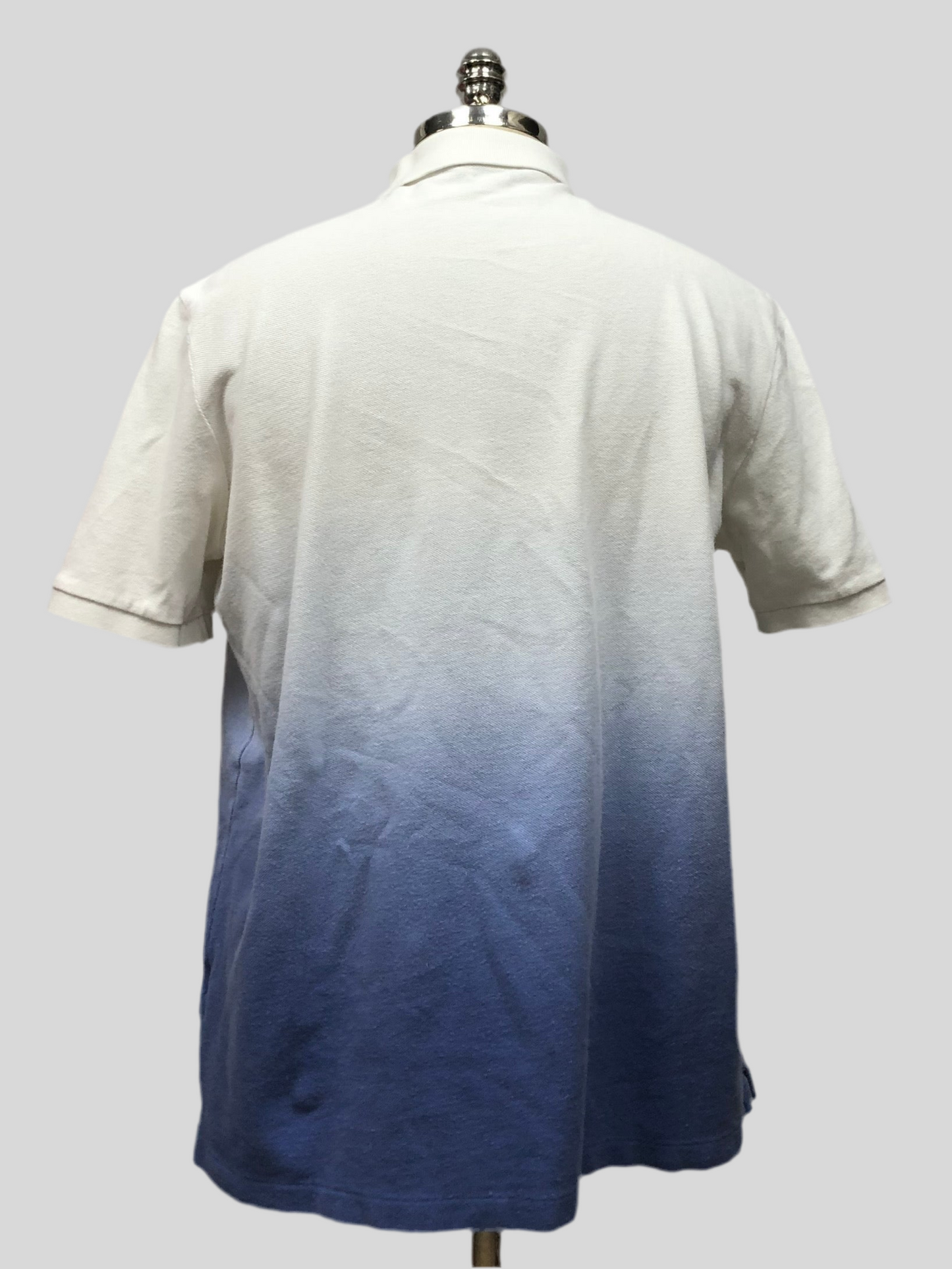 Camiseta Polo Ralph Lauren 🏇🏼 con diseño degradado en blanco y azul Talla L Entalle Clásico (ver descripción)