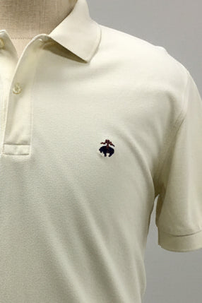 Camiseta Polo Brooks Brothers 🐑 color blanco Talla L Entalle Slim Fit