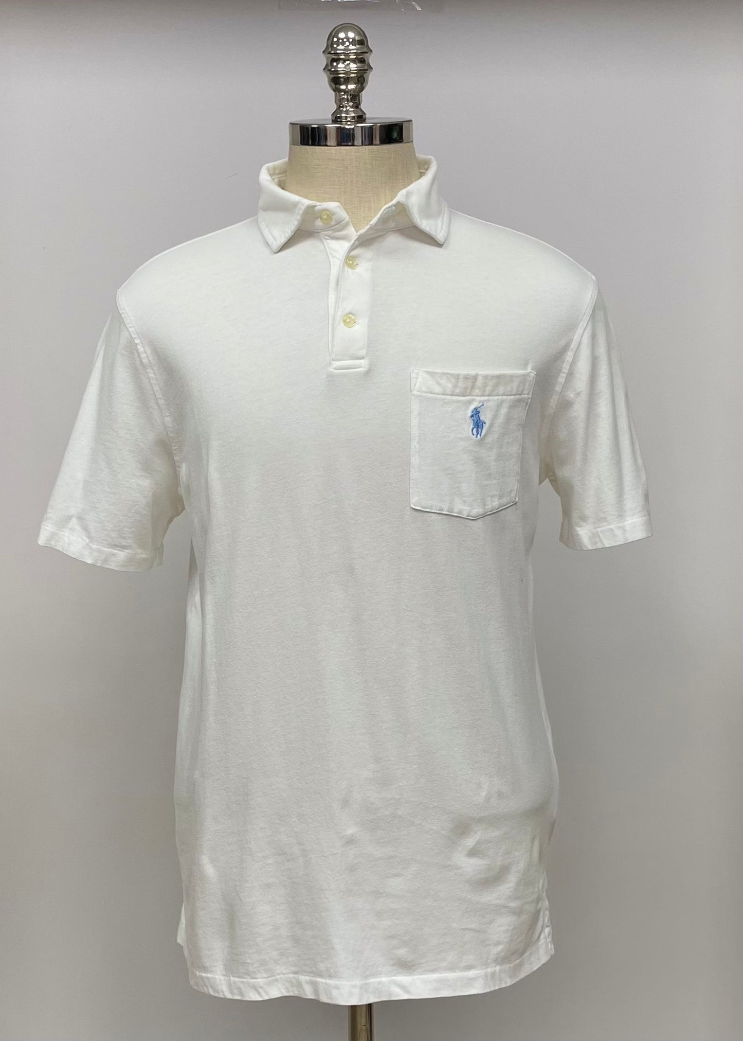 Camiseta Polo Ralph Lauren 🏇🏼color blanco Talla M Entalle Clásico