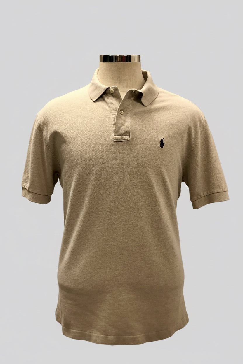 Camiseta Polo Ralph Lauren 🏇🏼color Kaki Talla L Entalle Regular