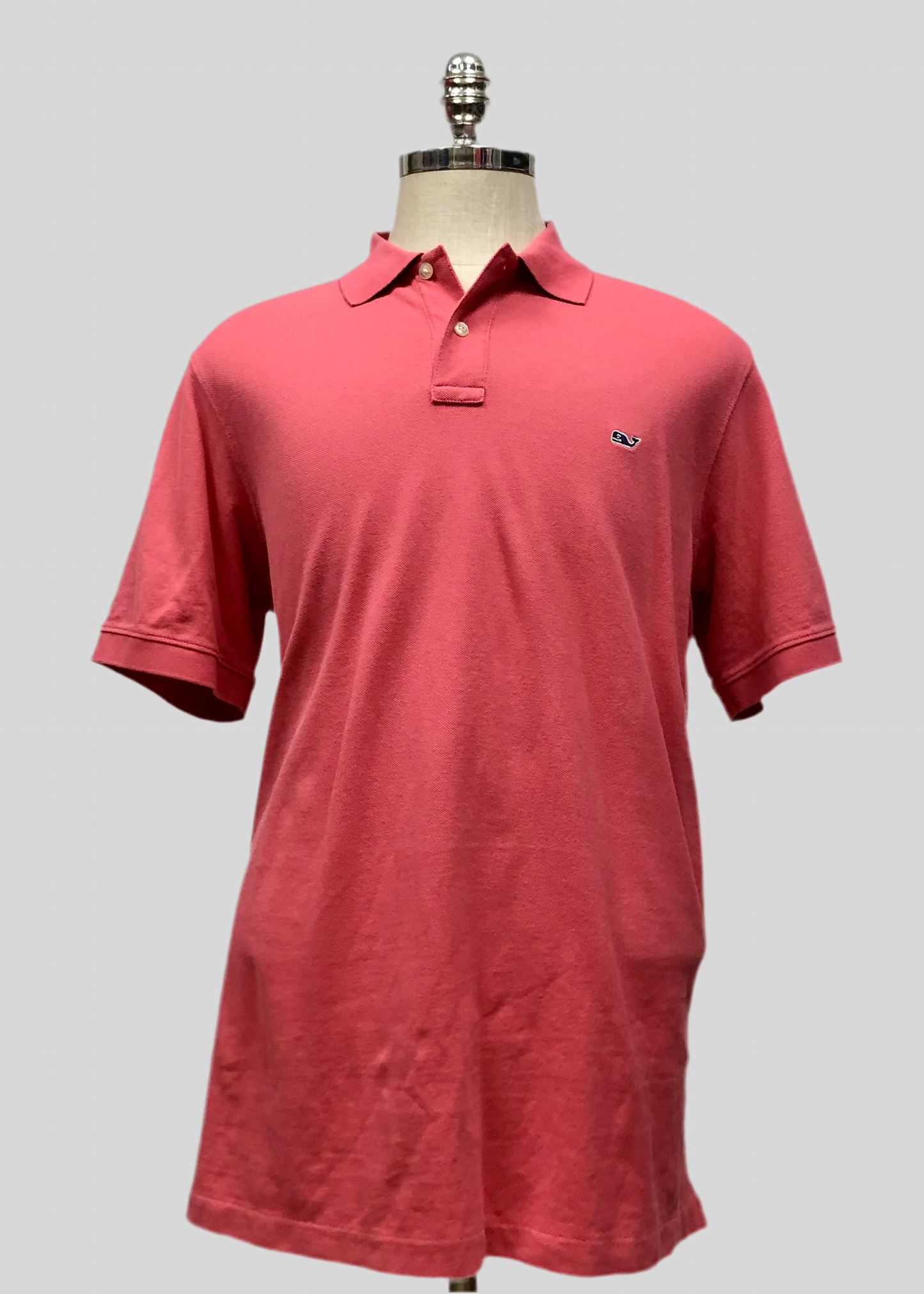 Camiseta Polo Vineyard Vines 🐳 color rosado magenta Talla L Entalle Clásico