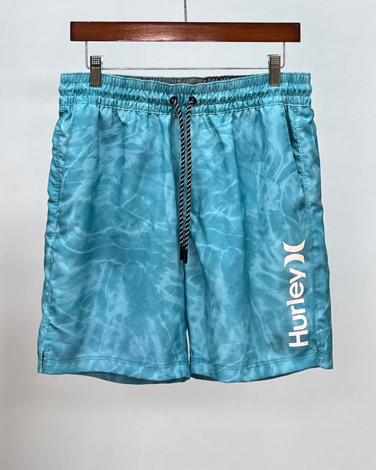 Short de baño Hurley 🏄🏽‍♂️ con estampado color celeste Talla S