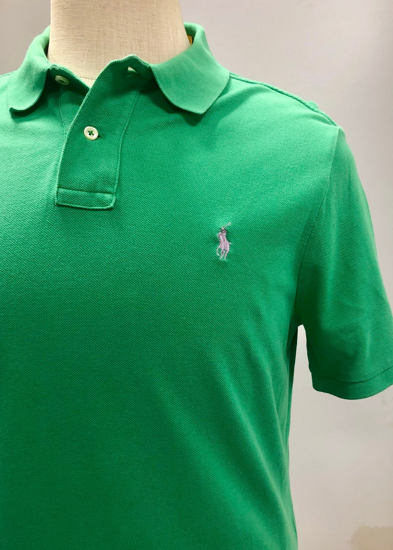 Camiseta Polo Ralph Lauren 🏇🏼 color verde Talla M Entalle Clásico